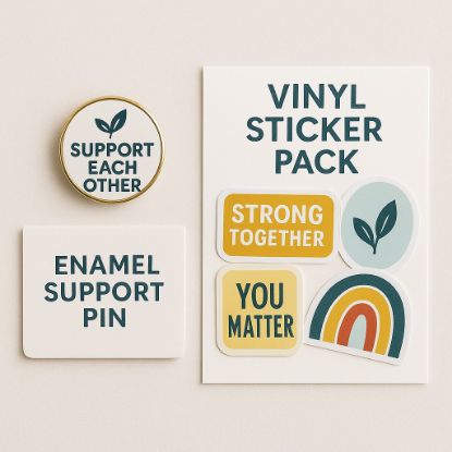 Picture of Sticker & Pin Set